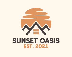 Sunset Building Property  logo design