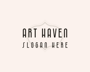 Retro Art Souvenir  logo design