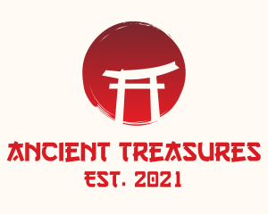 Cultural Shrine Gate  logo design