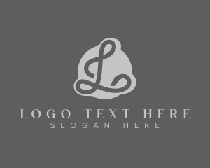 Calligraphic - Premium Beauty Fashion Letter L logo design