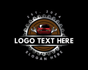 Car Garage Restoration Logo