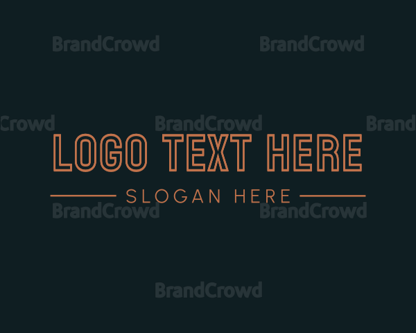 Creative Line Wordmark Logo