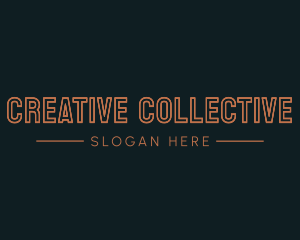 Creative Line Wordmark logo design