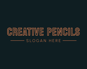 Creative Line Wordmark logo design