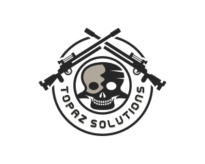 Sniper Weapon Army Logo