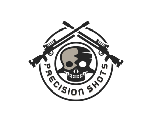 Marksmanship - Sniper Weapon Army logo design