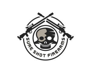 Sniper Weapon Army logo design