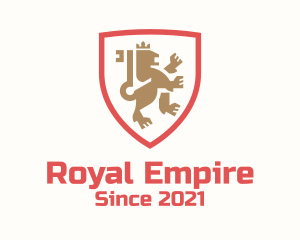 Royal Lion Crest logo design