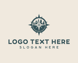 Nature - Compass Outdoor Adventure logo design