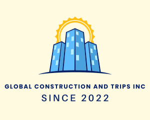 Rentals - Sun Building Construction logo design