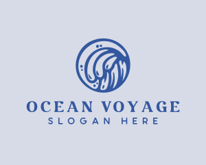 Ocean Wave Resort logo design