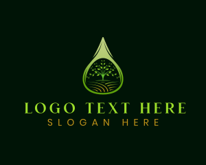 Wellness - Organic Garden Plant logo design