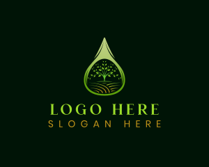 Eco Friendly - Organic Garden Plant logo design