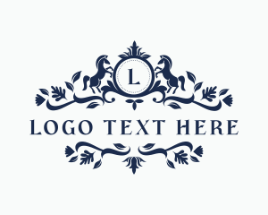Lettermark - Luxury Royal Stallion Banner logo design