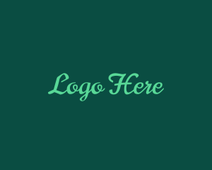 Natural Cursive Script Logo