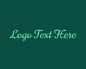 Script - Cursive Script Wordmark logo design