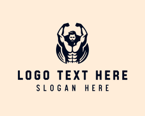 Weightlifter - Weightlifter Training Fitness logo design