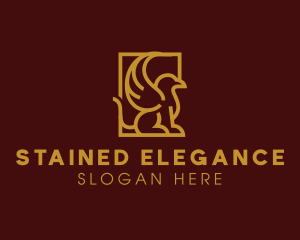 Elegant Stately Griffin logo design