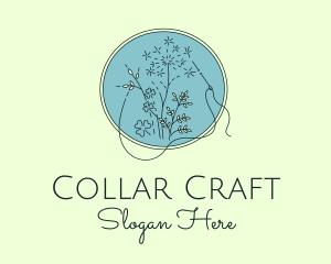 Plant Sewing Handicraft logo design