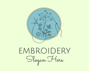 Plant Sewing Handicraft logo design