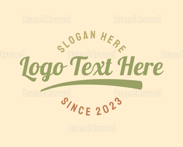 Stylish Store Script Business Logo