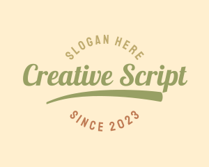 Stylish Store Script Business logo design