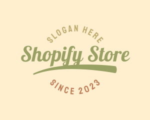 Stylish Store Script Business logo design