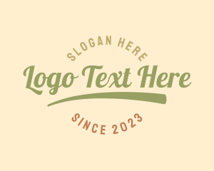Serif - Stylish Store Script Business logo design
