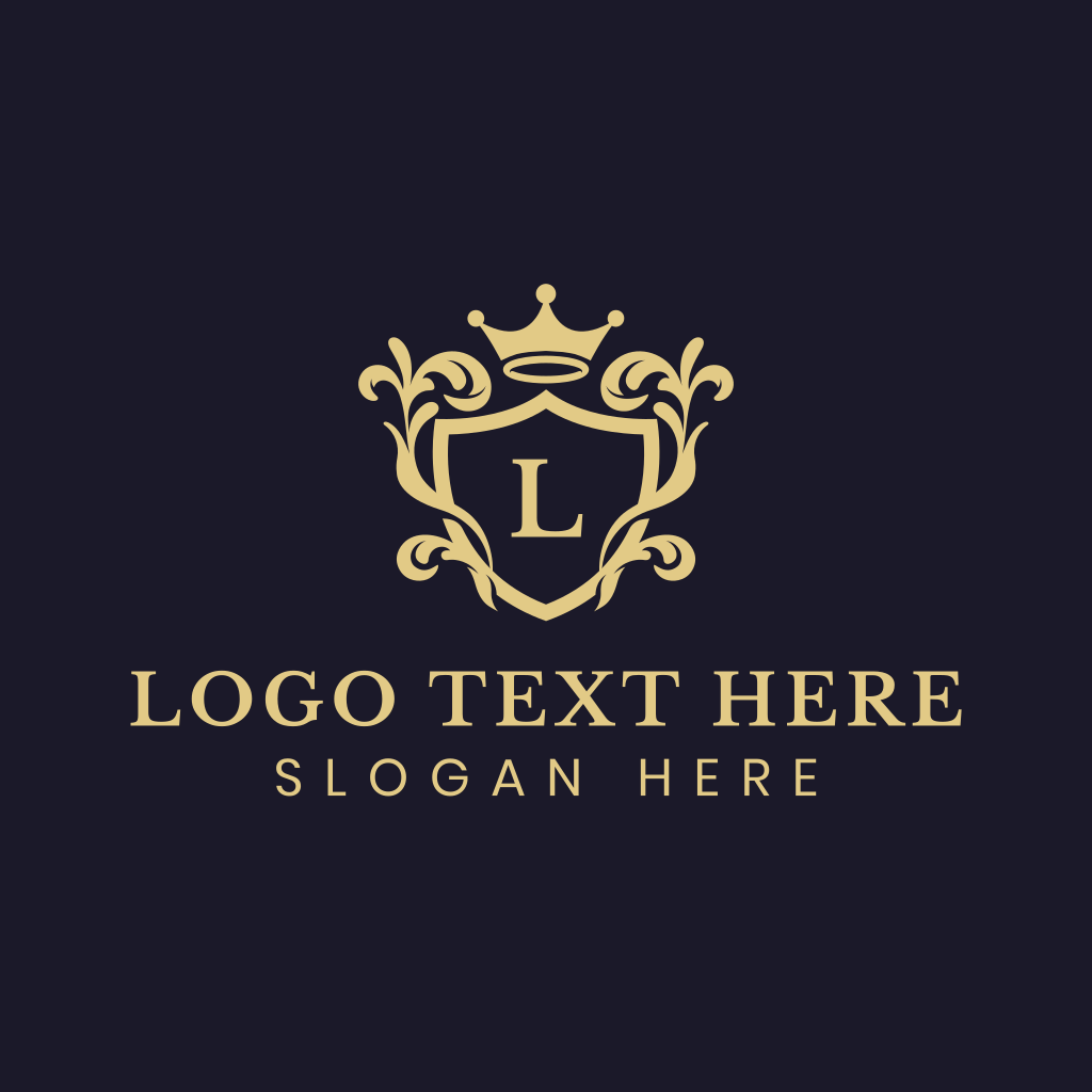 Ornate Crown Shield Logo | BrandCrowd Logo Maker