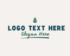 Plantation - Organic Leaf Park logo design