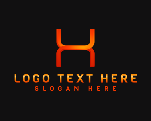 Startup Media Letter H Logo