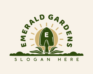 Gardening Shovel Farm logo design