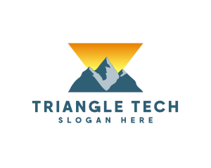 Triangle - Triangle Mountain Peak logo design