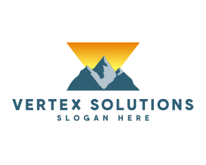 Triangle - Triangle Mountain Peak logo design