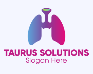 Gradient Respiratory Lungs Logo