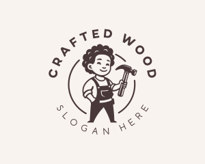 Carpenter - Carpenter Repair Hammer logo design