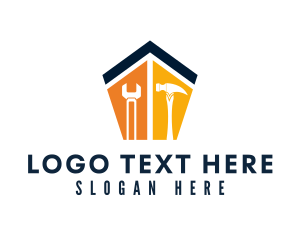 Establishment - House Renovation Tools logo design