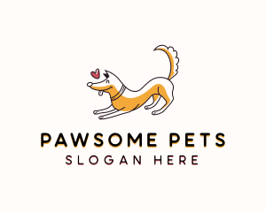 Dog Pet Grooming logo design