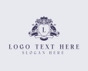 Heraldry - Regal Owl Academia logo design