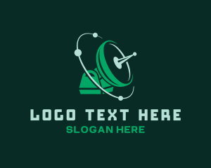 Transmission - Satellite Technology Communication logo design