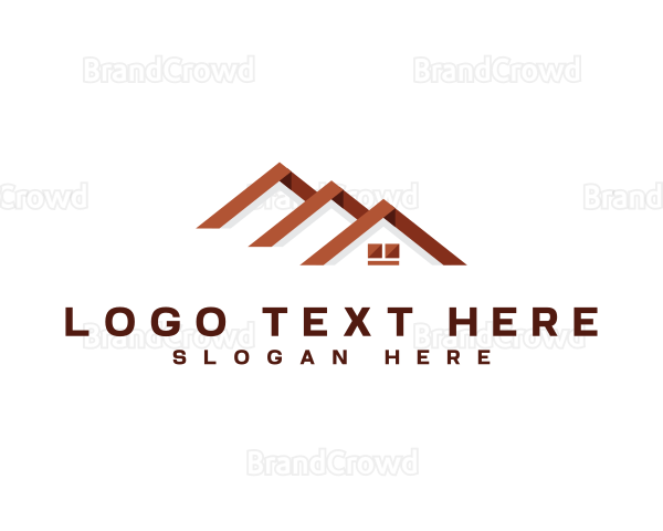 Residential Builder Roofing Logo