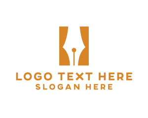 High Class - Pen Nib Writer logo design