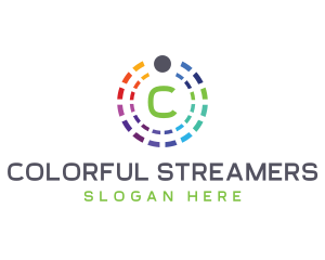 Rainbow Color Palette logo design