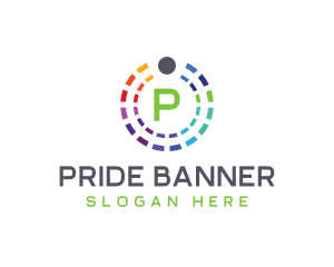 Rainbow Color Palette logo design