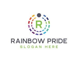 Gay - Rainbow Color Palette logo design