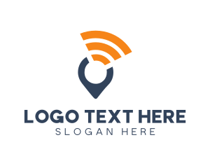 Internet - Internet Wifi Locator logo design