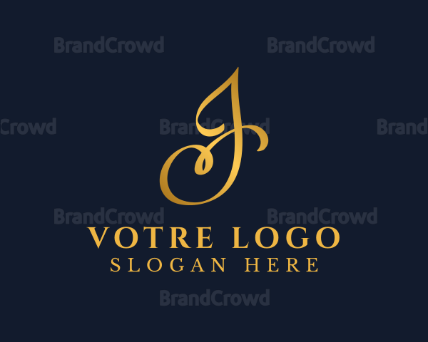 Luxury Boutique Letter J Logo