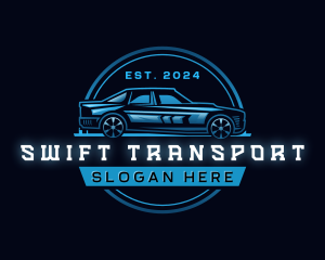 Transport Car Detailing logo design