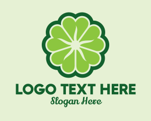 Holiday - Shamrock Flower Pattern logo design