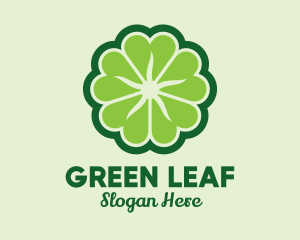 Shamrock Flower Pattern logo design